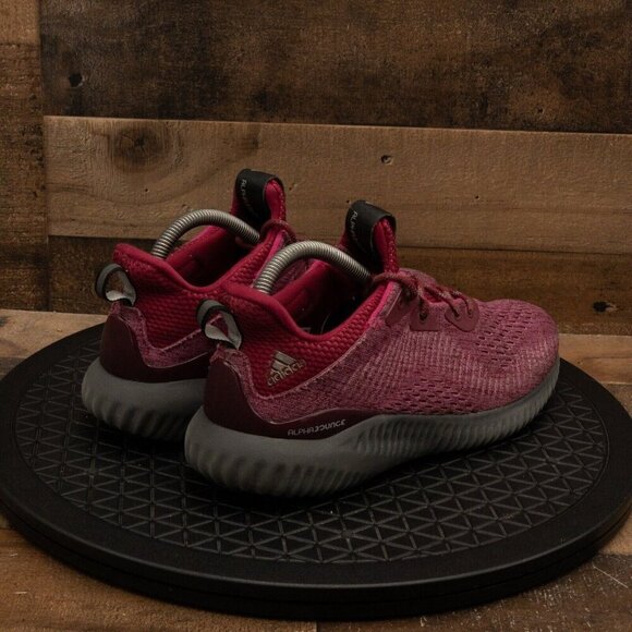 ADIDAS ALPHABOUNCE 3 WOMENS ATHLETIC SHOES RUNNING GYM MAROON RED SIZE 9 - Picture 8 of 9